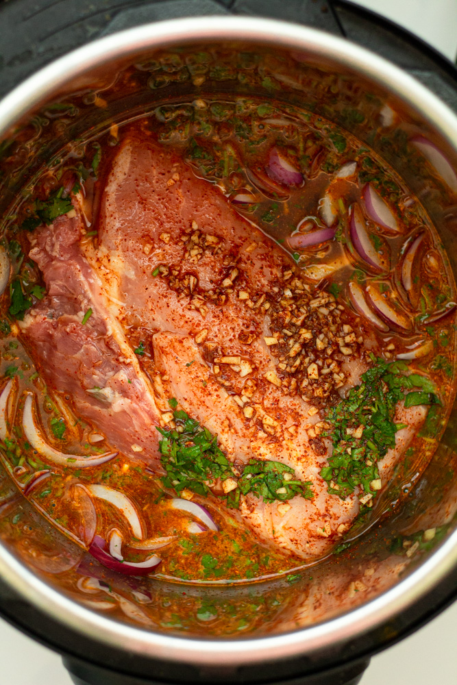 Easy Instant Pot Sweet Chili Lime Pulled Pork Tacos